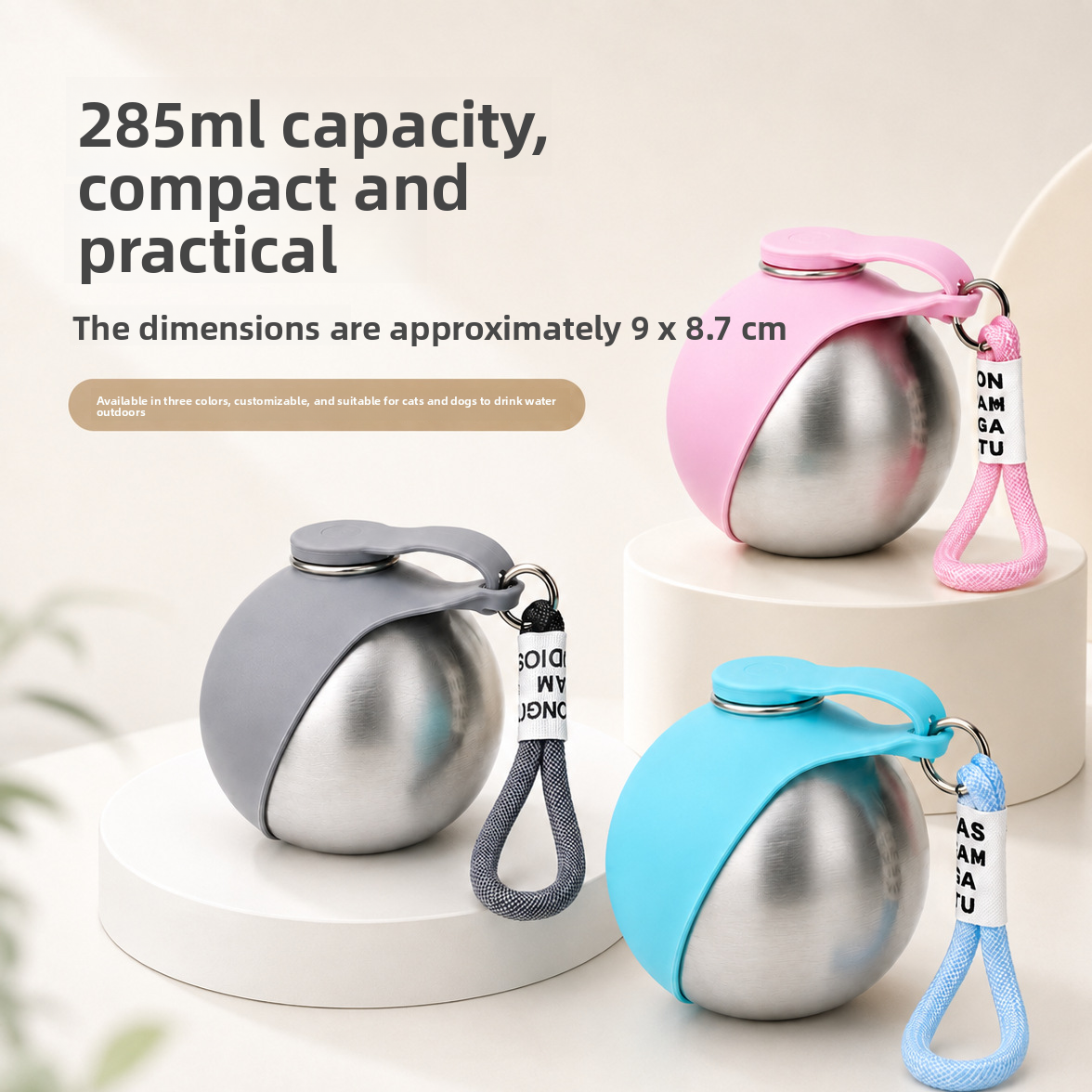 Portable Dog Water Bottle for Outdoor Use